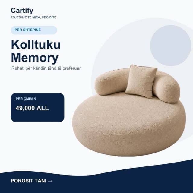 Postim Instagram · Cartify.al